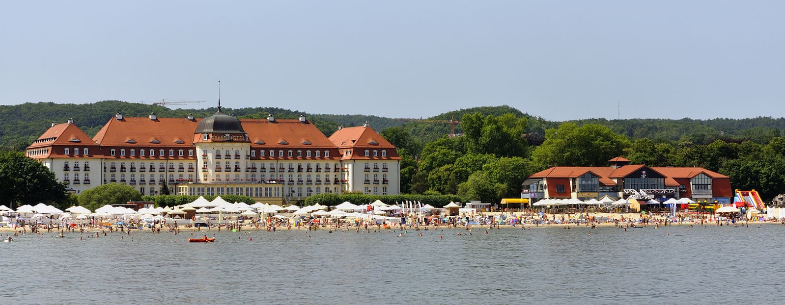 Sopot strand och grand hotel